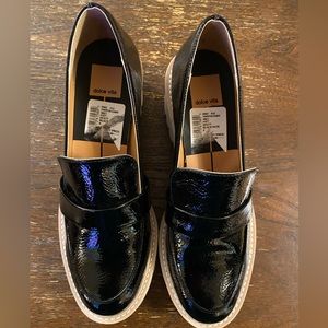 Dolce Vita Henri Wedge Loafers, Black, size 8 - EXCELLENT Condition!